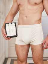 [Beige] SilkSilky  Men's Underwear 001