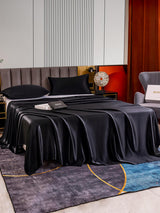 [Black] SilkSilky  Bedding Set 003