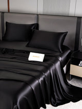 [Black] SilkSilky  Bedding Set 006