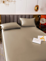 [Khaki] SilkSilky  Bedding Set 005