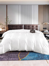 [White] SilkSilky  Duvet Covers 001