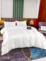 [White] SilkSilky  Bedding Set 003