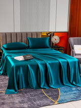 [Teal] SilkSilky  Bedding Set 005