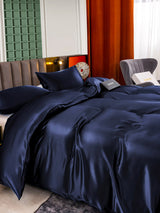 [Dark Blue] SilkSilky  Bedding Set 005