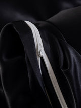 [Black] SilkSilky  Bedding Set 007