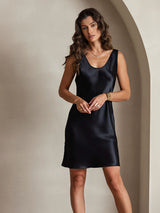 [Black] SilkSilky  Sleeveless Dress 003
