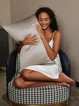 [Gray] SilkSilky  Pillowcases 002
