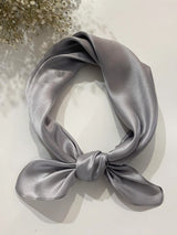 [Gray] SilkSilky  Scarf 004