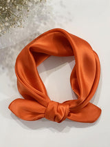 [Orange] SilkSilky  Scarf 004