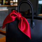 [Red] SilkSilky  Scarf 005