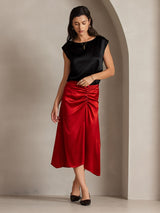 [Wine] SilkSilky  Skirt 006