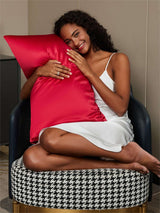 [Wine] SilkSilky  Pillowcases 002