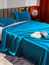 [Teal] SilkSilky  Bedding Set 004