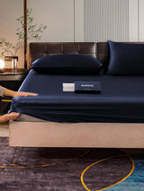[Dark Blue] SilkSilky  Bedding Set 006