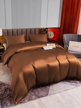 [Coffee] SilkSilky  Bedding Set 003