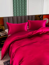 [Wine] SilkSilky  Bedding Set 005
