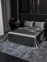 [Dark Gray] SilkSilky  Bedding Set 002