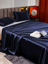 [Dark Blue] SilkSilky  Bedding Set 004