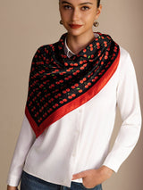 [Black Cherry] SilkSilky  Scarf 006
