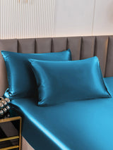 [Teal] SilkSilky  Pillowcases 003