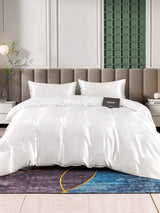 [White] SilkSilky  Bedding Set 002