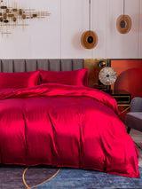 [Wine] SilkSilky  Bedding Set 007