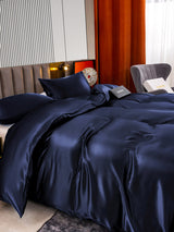 [Dark Blue] SilkSilky  Bedding Set 005