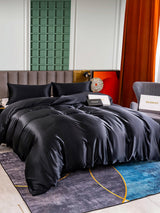[Black] SilkSilky  Bedding Set 003