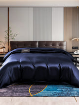[Dark Blue] SilkSilky  Duvet Covers 001