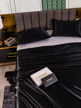 [Black] SilkSilky  Bedding Set 005