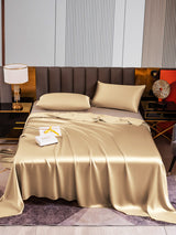 [Beige] SilkSilky  Bedding Set 001