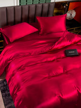 [Wine] SilkSilky  Bedding Set 002