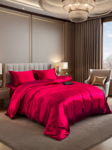 [Wine] SilkSilky  Bedding Set 001