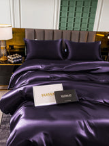 [Deep Purple] SilkSilky  Bedding Set 005