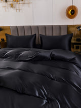 [Black] SilkSilky  Bedding Set 005