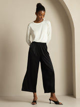 [Black] SilkSilky  Women's Pants 004