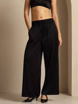 [Black] SilkSilky  Women's Pants 005