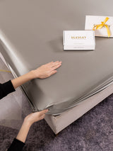 [Gray] SilkSilky  Bedding Set 003