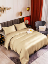 [Beige] SilkSilky  Bedding Set 001