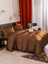 [Coffee] SilkSilky  Bedding Set 005