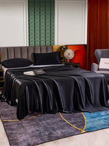 [Black] SilkSilky  Bedding Set 003