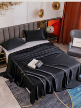 [Black] SilkSilky  Bedding Set 001