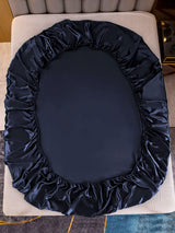 [Dark Blue] SilkSilky  Bedding Set 003