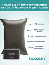 [Dark Gray] SilkSilky  Pillowcases 002