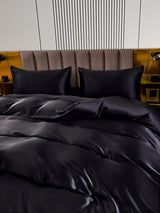[Black] SilkSilky  Bedding Set 004