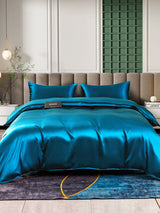 [Teal] SilkSilky  Bedding Set 002