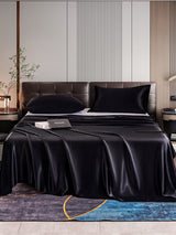 [Black] SilkSilky  Bedding Set 001