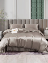 [Gray] SilkSilky  Bedding Set 001