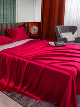 [Wine] SilkSilky  Bedding Set 003
