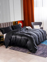 [Black] SilkSilky  Bedding Set 004